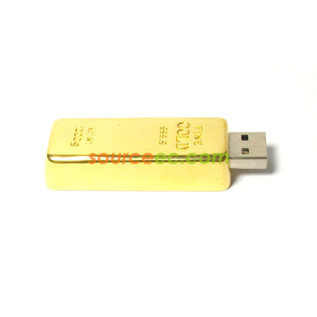 Customization Golden USB Flash Drive Corporate Gifts