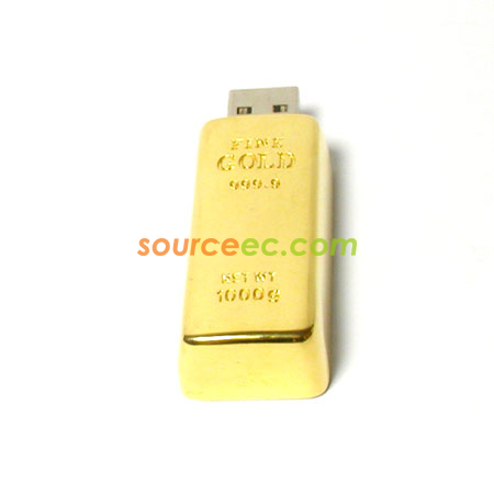 Customization Golden USB Flash Drive Corporate Gifts