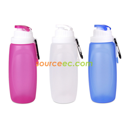 Customization 320ML Silicone Sports Water Bottle Corporate Gifts