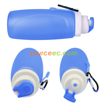 Customization 320ML Silicone Sports Water Bottle Corporate Gifts