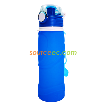 750ML Silicone  Water Bottle