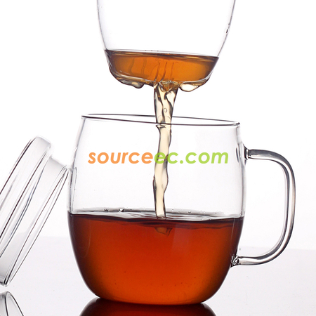 Customization Glass Cup with Infuser Corporate Gifts