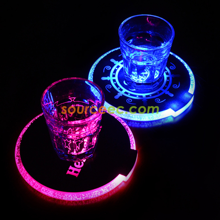 Customization LED Light Coaster Corporate Gifts
