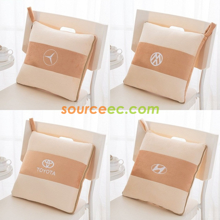 Customization Car Pillow Blanket Corporate Gifts