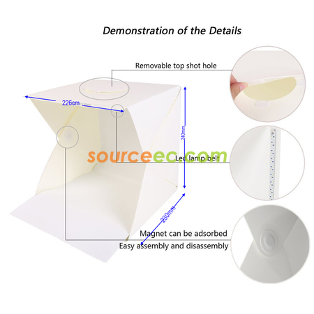 Customization Portable Photo Photography Lighting Tent Kit Corporate Gifts