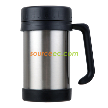 Customization 500ML Vacuum Stainless Steel Travel Mug with Handle Corporate Gifts