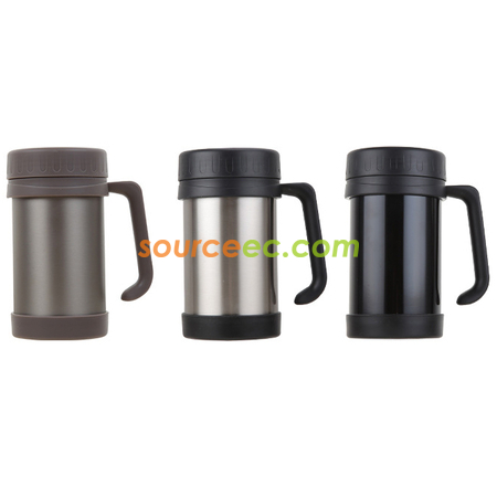 Customization 500ML Vacuum Stainless Steel Travel Mug with Handle Corporate Gifts