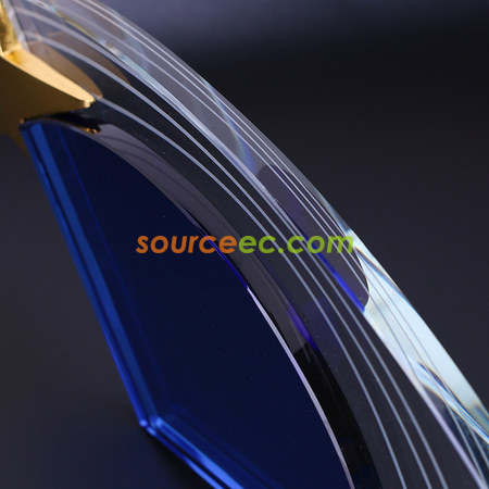 Customization Metal Star Crystal Trophy Corporate Gifts