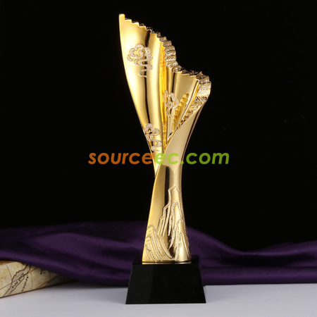 Customization The Way Up Resin Crystal Trophy Corporate Gifts
