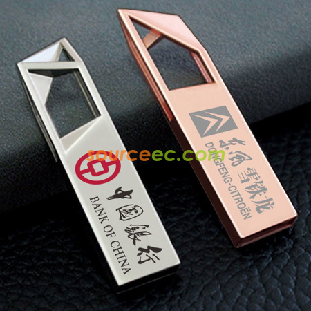 Customization Hollow Metal USB Flash Drive Corporate Gifts