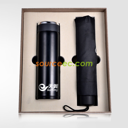 Customization High-Grade Umbrella Insulated Cup Custom Set Corporate Gifts