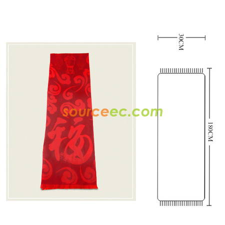 Customization Festive Scarf Corporate Gifts