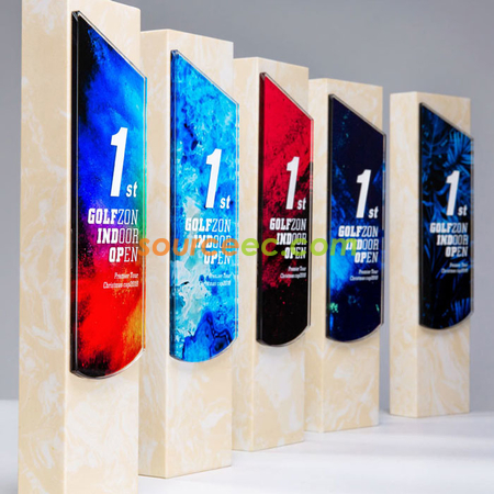 Customization Marble Crystal Trophy Corporate Gifts