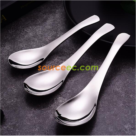 A soup spoon