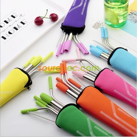 Customization Stainless steel straw set Corporate Gifts