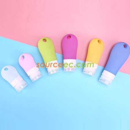 Separate bottle of hand sanitizer