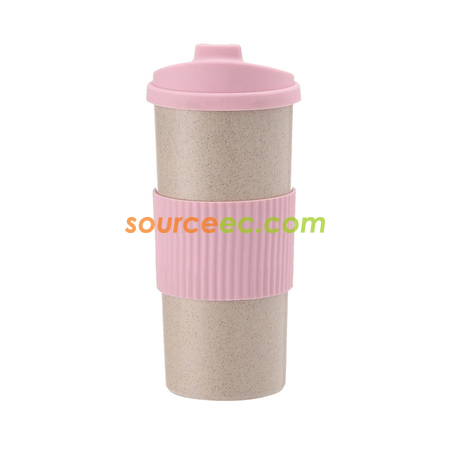 Customization 350ML Wheat Straw Coffee Cup Corporate Gifts