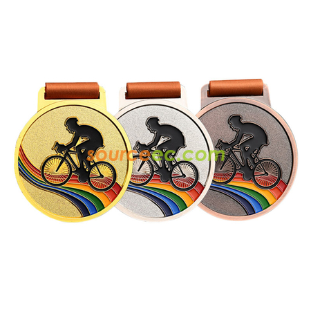 Customization Colorful Cycling Medal Corporate Gifts