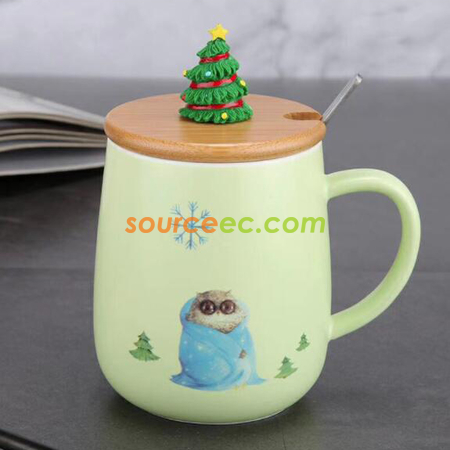 Customization Christmas ceramic cup Corporate Gifts