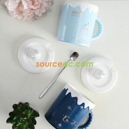Customization Christmas ceramic cup Corporate Gifts
