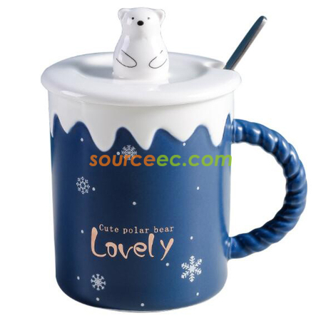 Customization Christmas ceramic cup Corporate Gifts