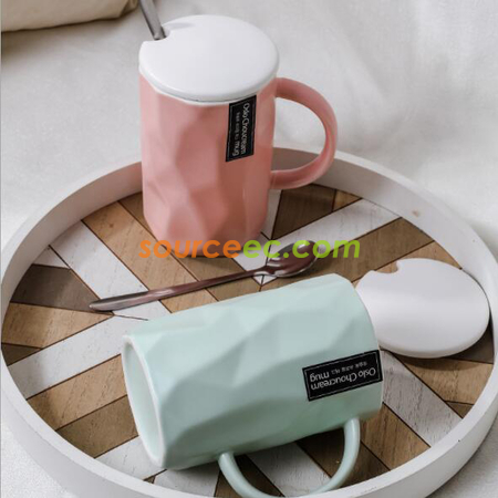 Customization Water chestnut ceramic cup Corporate Gifts
