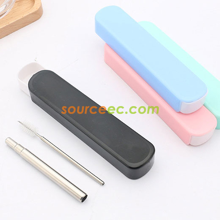 Customization Retractable Stainless Steel Straw Corporate Gifts