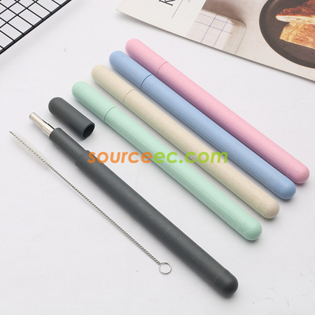 Customization Stainless Steel Straw with Tube Corporate Gifts