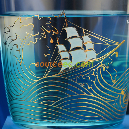 Customization Sailing Glass Mug Corporate Gifts