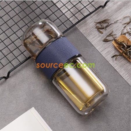 Customization Double Layer Tea Glass Corporate Gifts