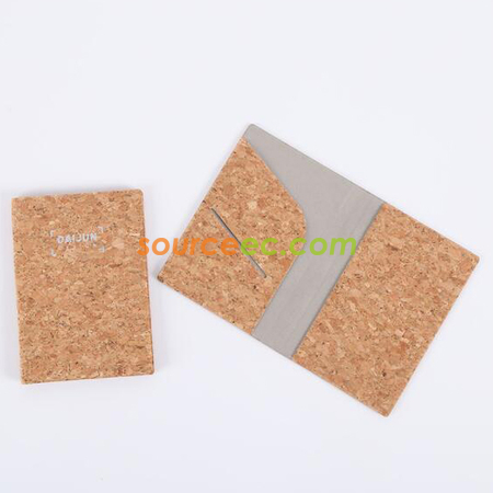 Customization Pu Cork Passport Cover Corporate Gifts