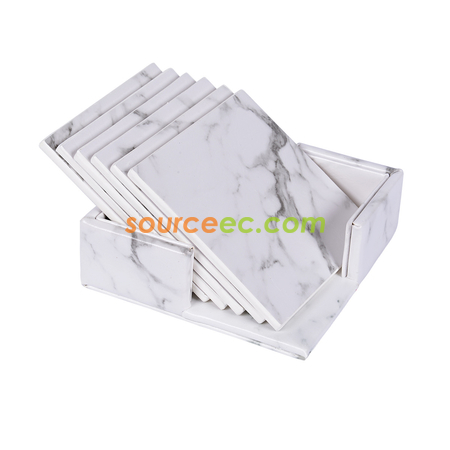 Customization Leather Suit Coaster Corporate Gifts