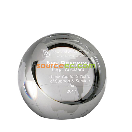 Earth Crystal Small Trophy