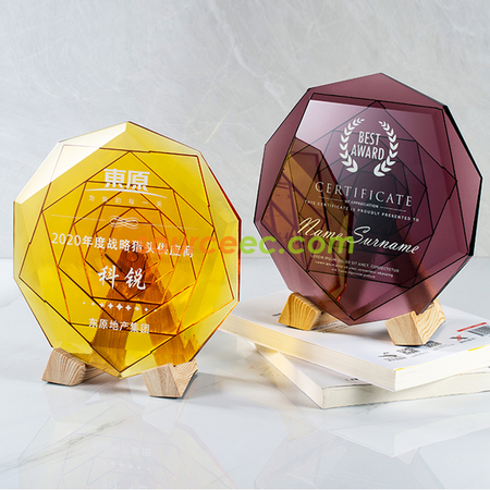 Customization Glass Crystal Seat Corporate Gifts