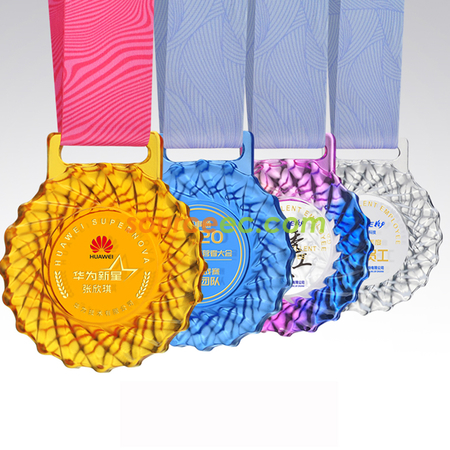 Customization Colored Glaze Medals Corporate Gifts