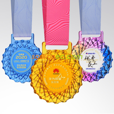 Customization Colored Glaze Medals Corporate Gifts