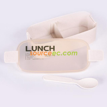 Customization Wheat Straw Lunch Box Corporate Gifts