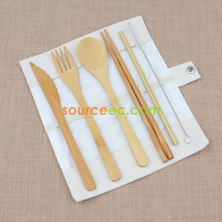 Customization Eco-friendly Tableware with Cotton Bag Corporate Gifts