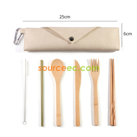 Customization Eco-friendly Tableware with Bag Corporate Gifts