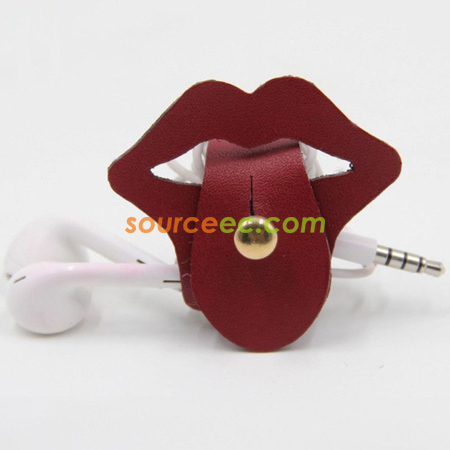 Customization Winder PU Cable Organizer Corporate Gifts
