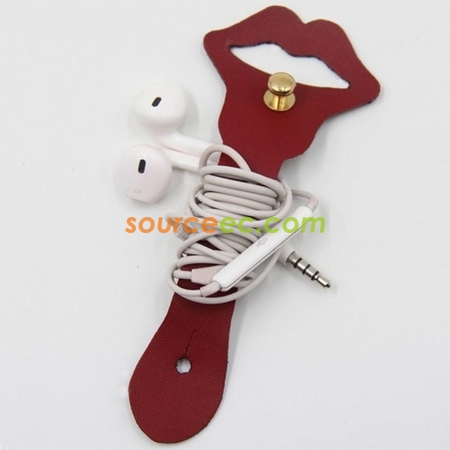 Customization Winder PU Cable Organizer Corporate Gifts