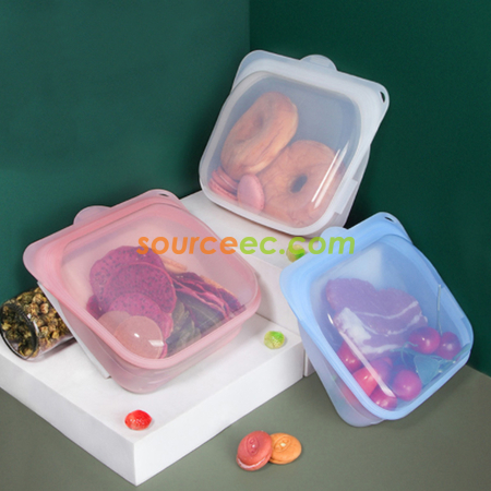 Customization Reusable Silicone Food Storage Bag Corporate Gifts