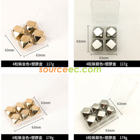 Customization Rhombus Whisky Stones Ice Cubes Corporate Gifts