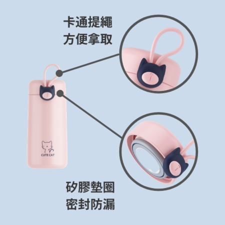 Customization Cartoon lanyard thermos Corporate Gifts