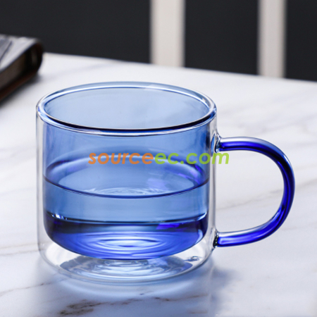 Customization Colorful Glass Mug Corporate Gifts