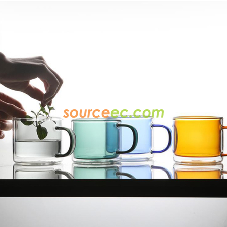 Customization Colorful Glass Mug Corporate Gifts