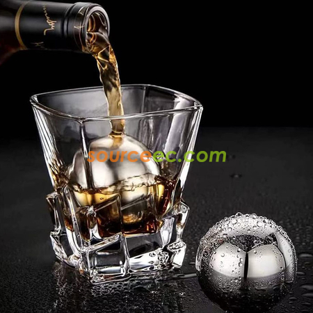 Customization Reusable Stainless Steel Ice Cube Corporate Gifts