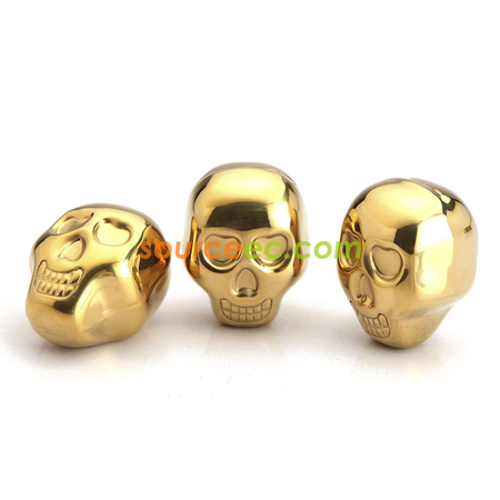 Customization Stainless Steel Skeleton Metal Ice Cubes Corporate Gifts