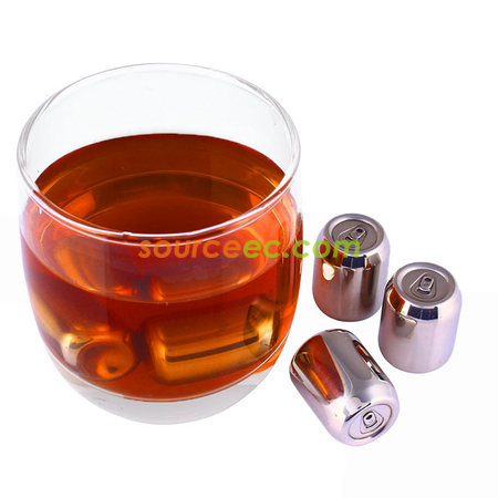 Customization Coke Cans Shape Stainless Steel Ice Cubes Corporate Gifts