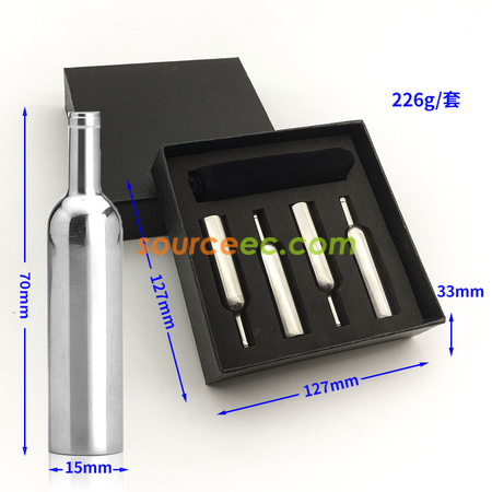 Customization Wine Bottle Metal Ice Cubes Corporate Gifts